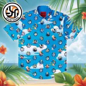 One Piece Join My Crew Island Style Button Up Shirt Summer Streetwear