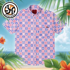 One Piece Stamps of the Sea Tropical Print Shirt Summer Festival Outfit For Men Women