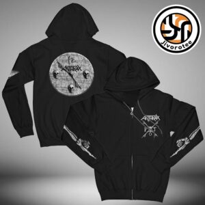 Anthrax 2026 Persistence of Time Zip-up All Over Print Hoodie