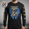 Coheed and Cambria Gold Keywork Wings Long Sleeve Official Tour Merch 2026 For Columbia SC On May 11 2026