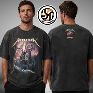 Metallica M72 Chorzów 2026 Pop Up Shop Merch Tee For Chorzów Poland At Stadion Śląski On May 19 Exclusive Acid Wash Tee