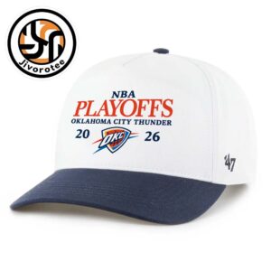 OKC Thunder 47 Brand 2026 Playoffs Two Tone Hitch Snapback
