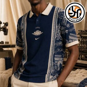 PSG x Nike x Dior 2026 Special Edition Luxury Polo Shirt